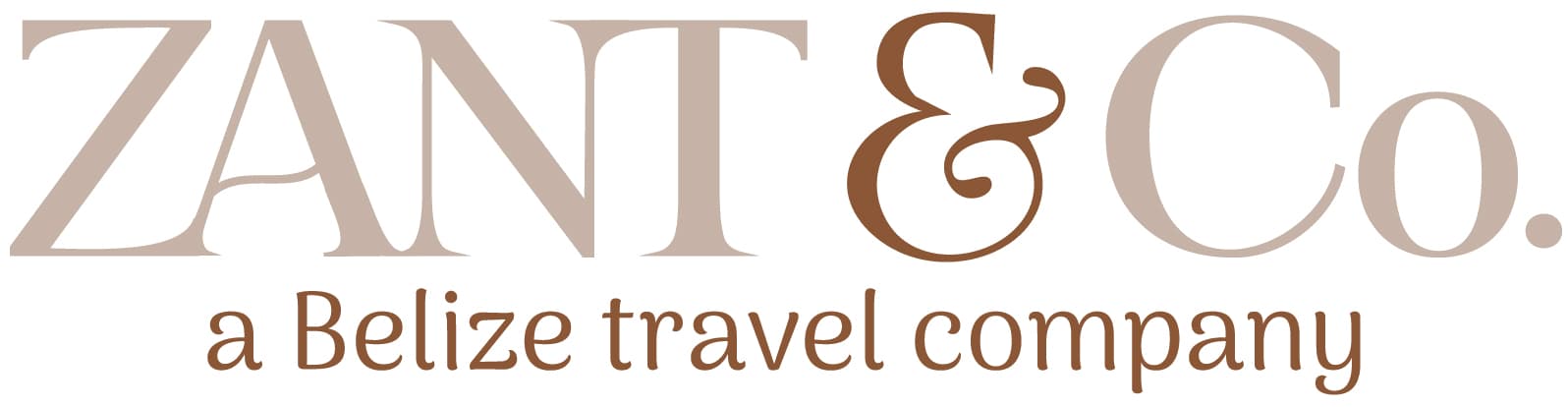 Logo of ZANT & Co., a Belize travel company.