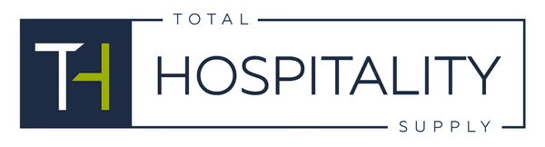 Logo for Total Hospitality Supply featuring bold letters "TH" and the full name below.